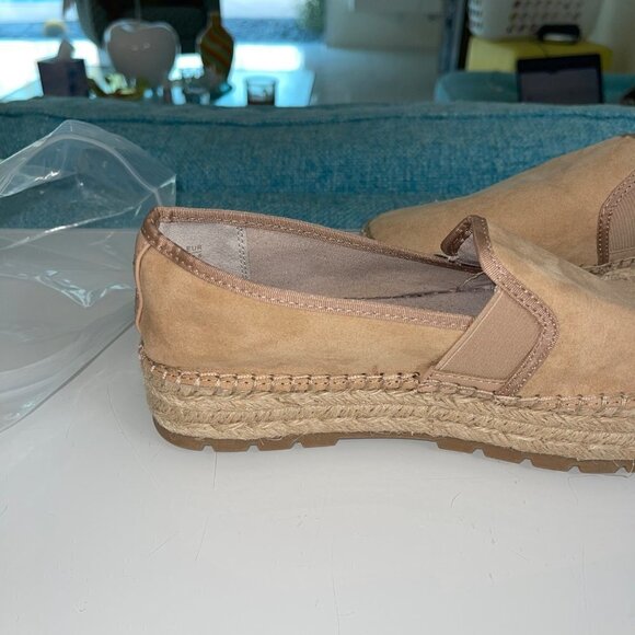 Circus By Sam Edelman Women Cora Loafers Size 8.5 Camel Manmade Elastic Slip On - Picture 14 of 15